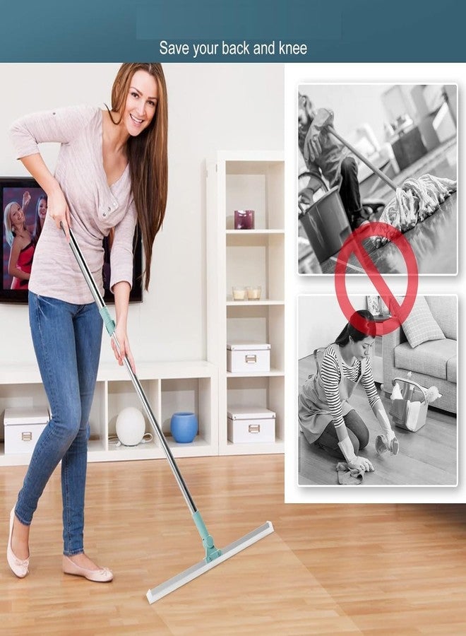 ZEXREL® 2 in 1 Floor Cleaner Brush Multifunction Magic Broom,Silicone Floor Squeegee Broom with Long Handle,Scraping Besom for Bathroom Kitchen Shower Tile Pet Hair-(1) - Image 5